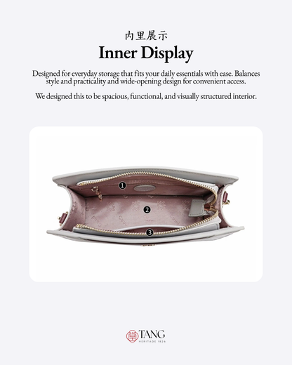 Tang Imperial 32 Ink Magnolia Clutch