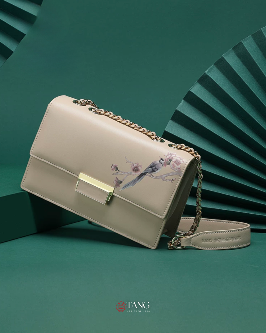 Tang Imperial 22 Ink Magpie Crossbody Bag