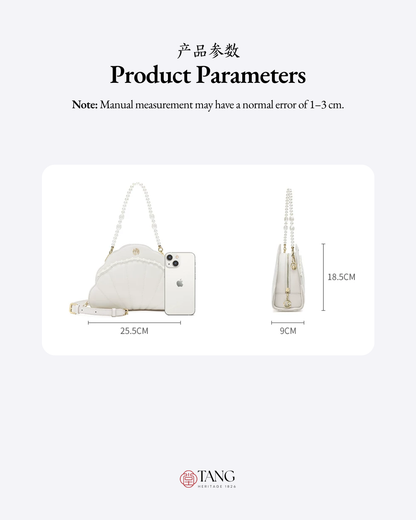 Tang Imperial 25 Pearl Fan Shoulder Bag