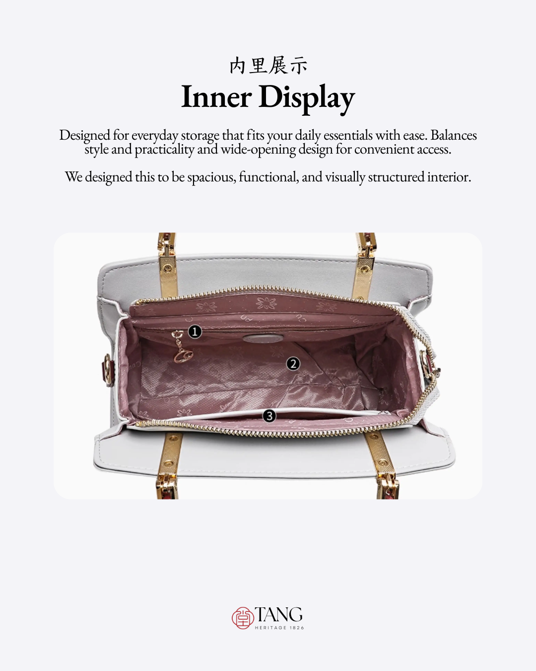 Tang Imperial 28 Ink Magnolia Tote