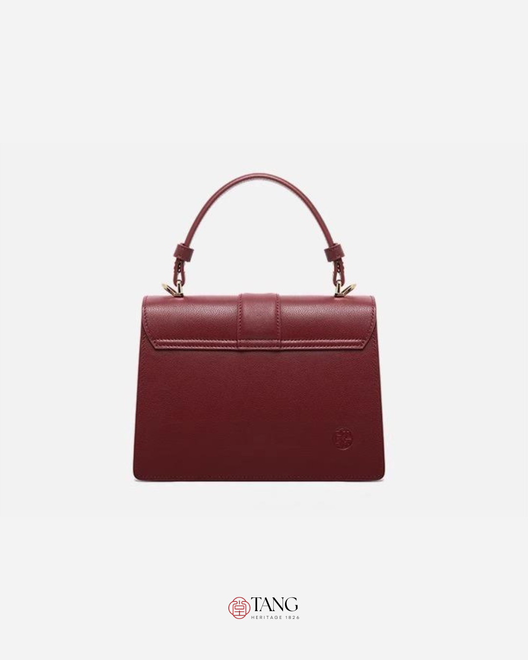 Tang Red 22 Embroidered Peony Garden Crossbody Bag