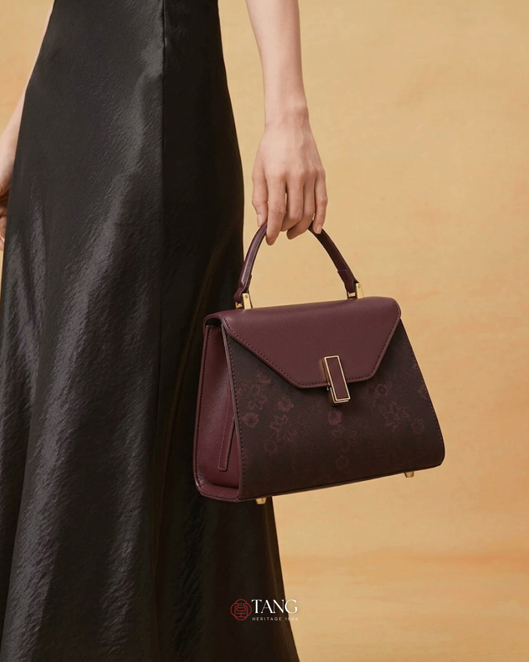 Tang Imperial 25 Cloud Silk Peony Clutch