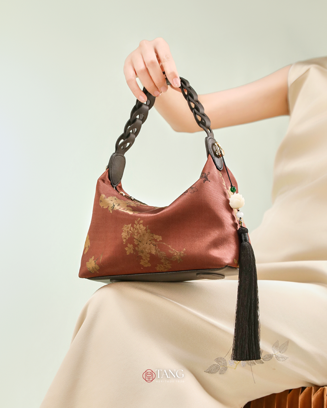 Tang Imperial 22 Golden Osmanthus Xiangyunsha Hobo Bag