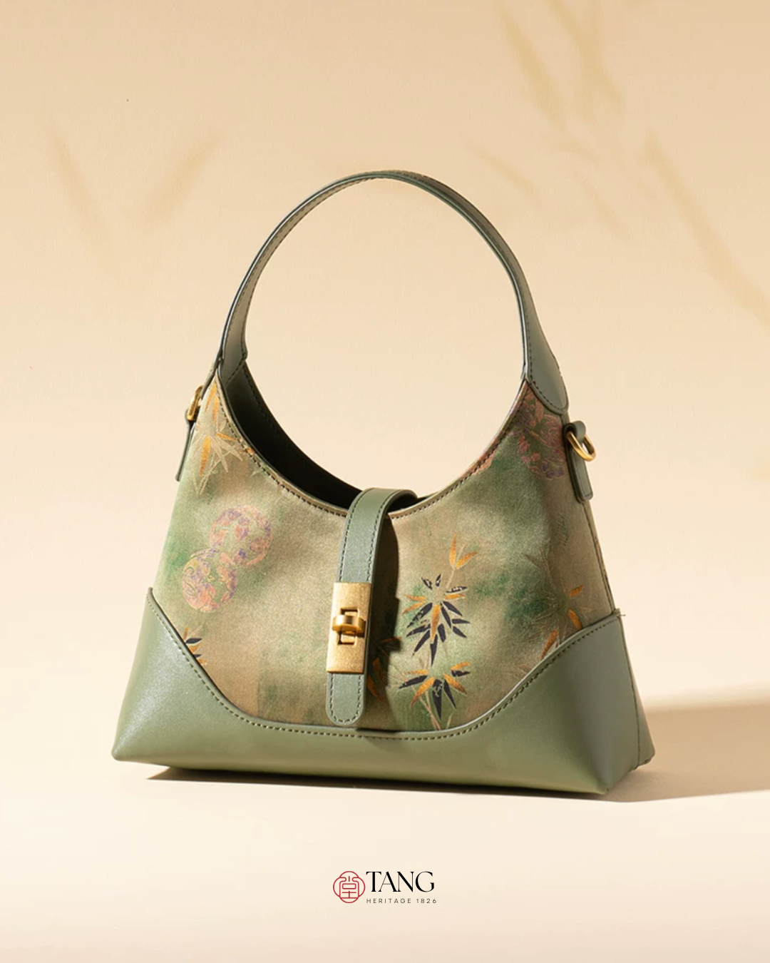 Tang Imperial 25 Noble Bamboo Xiangyunsha Shoulder Bag