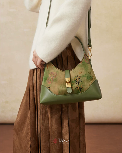 Tang Imperial 25 Noble Bamboo Xiangyunsha Shoulder Bag