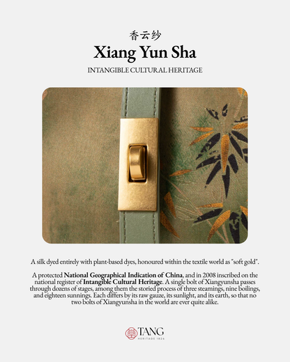 Tang Imperial 25 Noble Bamboo Xiangyunsha Shoulder Bag