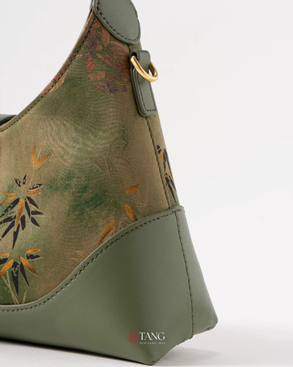 Tang Imperial 25 Noble Bamboo Xiangyunsha Shoulder Bag