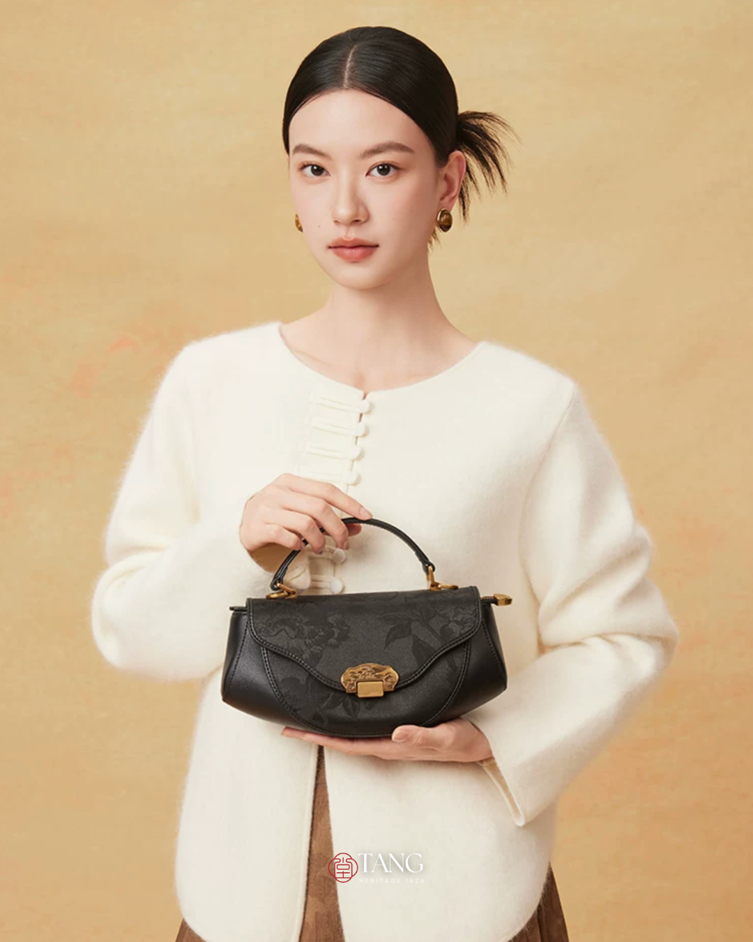 Tang Imperial 26 Everblooming Rose Xiangyunsha Clutch