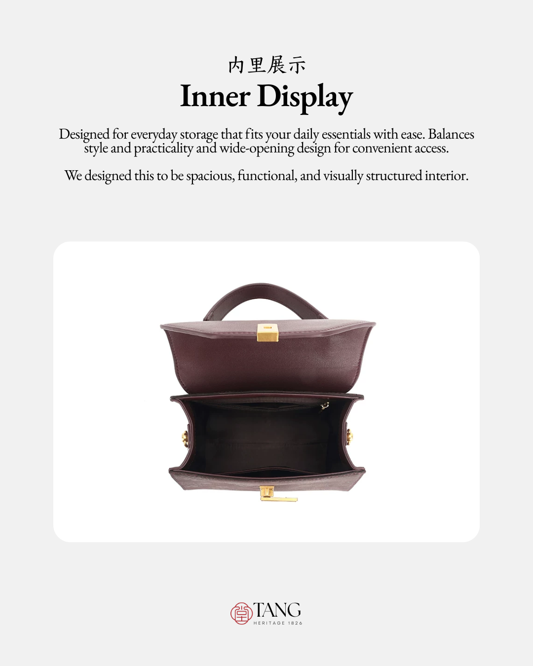 Tang Imperial 22 Cloud Silk Peony Top-Handle Bag