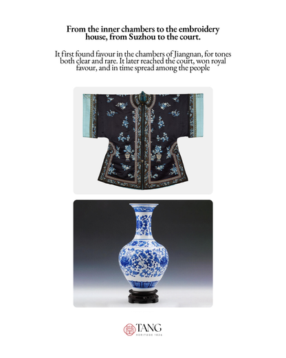 Tang Red 26 Embroidered Qinghua Porcelain Bag — Ivory Porcelain