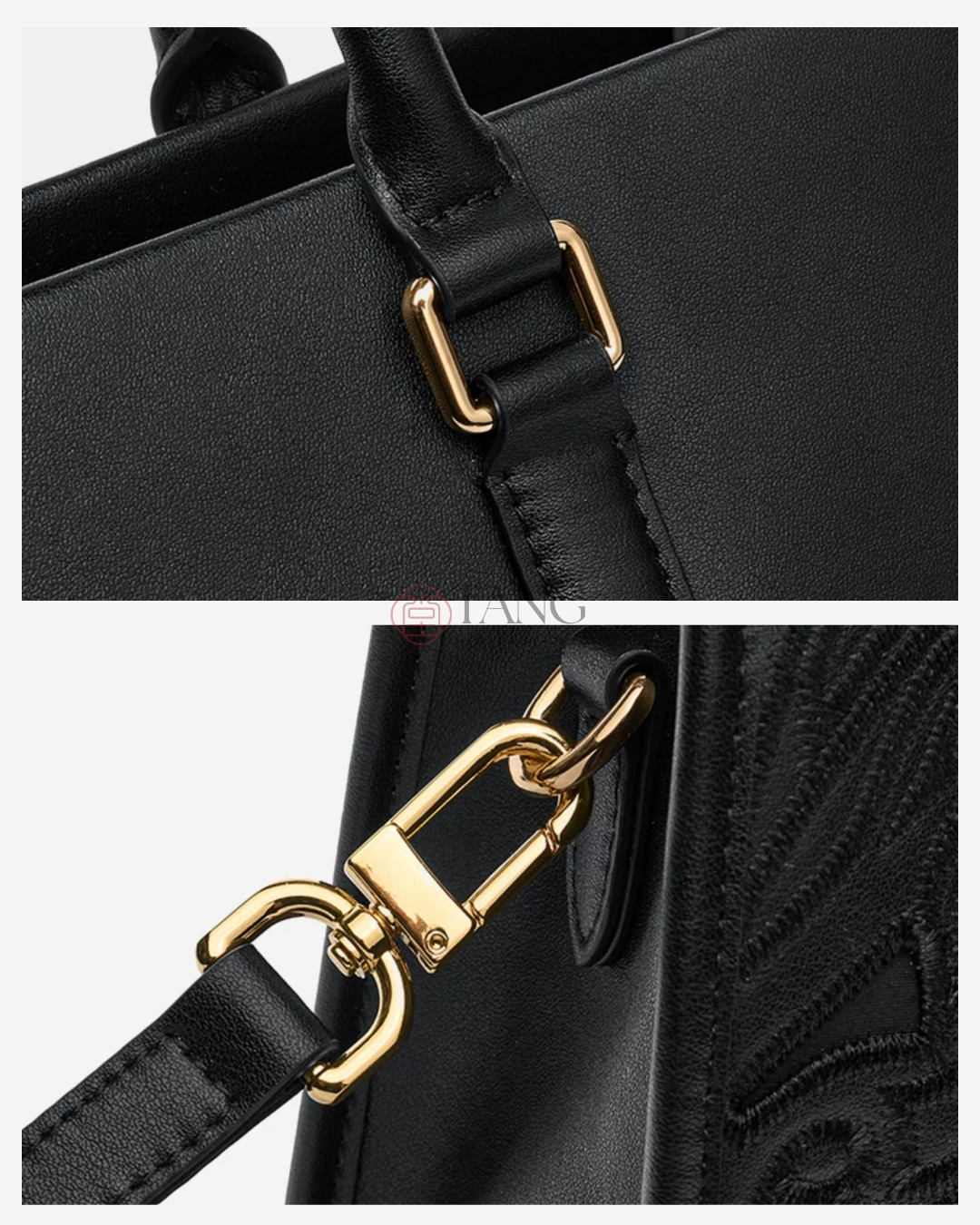 Tang Red 17 Peony Relief Tote