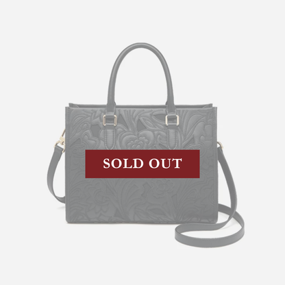 Tang Red 17 Peony Relief Tote