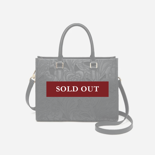 Tang Red 17 Peony Relief Tote