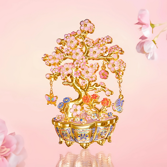 Fortune in Bloom Plum Blossom Magnet Gift Set