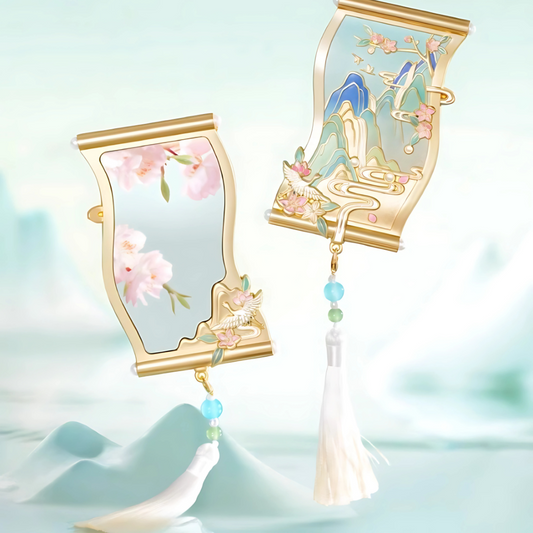 Riverscape Serenity Scroll Mirror Gift Set
