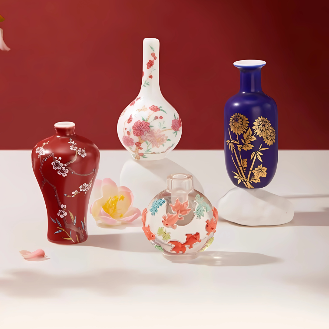 Four Seasons Harmony Vase Magnet Gift Set