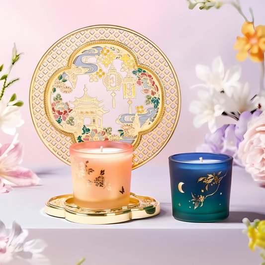 Moonlit Garden & Blossoming Pavilion Candle Gift Set