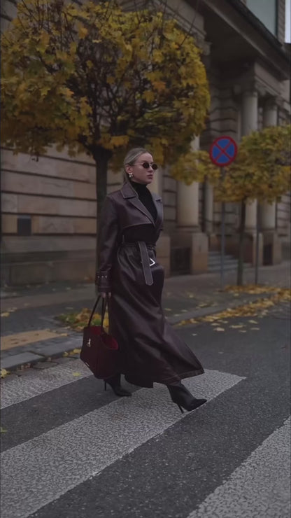 Tang Red 30 Empress Crescent Tote